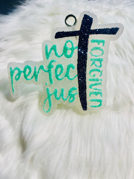 Not Perfect Just Forgiven Cross